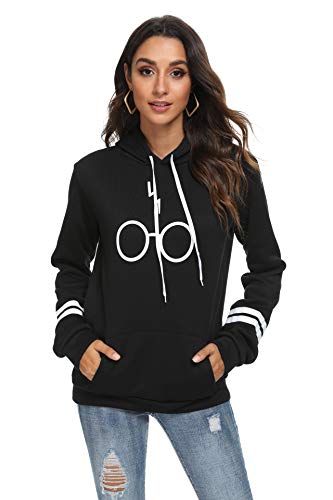 Harry Potter Glasses Hoodie for Women & Teens