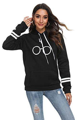 Harry Potter Glasses Hoodie for Women & Teens