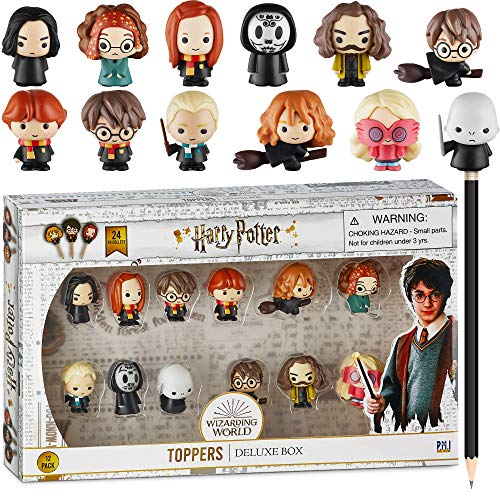 Harry Potter Pencil Toppers Set – 12 Fun Figures