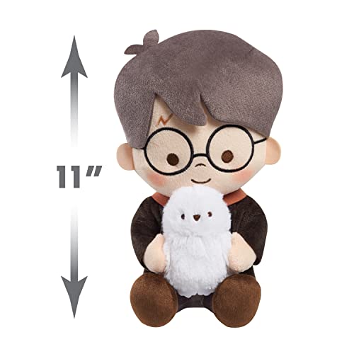 Harry Potter Plush Toy with Hedwig - 11in, Ages 3+ (Amazon Exclusive)