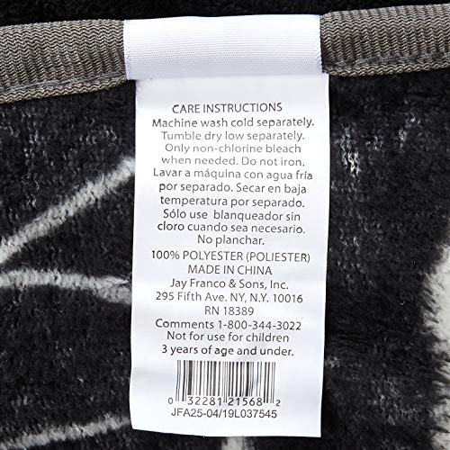 Harry Potter Plush Blanket with Deathly Hallows & Goblet