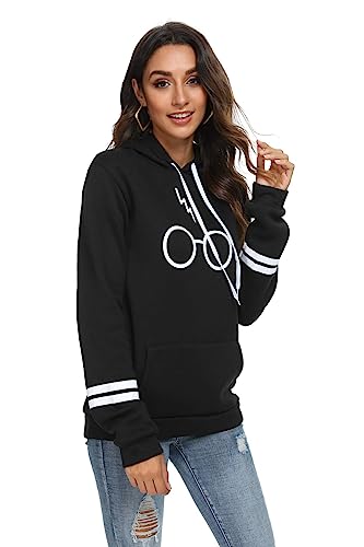 Harry Potter Glasses Hoodie for Women & Teens
