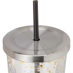 Harry Potter Glitter Tumbler Cup with Straw - 20 oz
