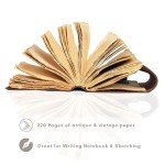 Vintage Leather Harry Potter Journal with Deckle Edge Paper