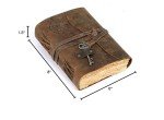 Vintage Leather Harry Potter Journal with Deckle Edge Paper