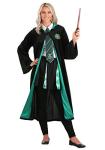 Deluxe Slytherin Robe: Wizard Cosplay, Halloween Costume