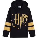 Harry Potter Hogwarts Zip Hoodie for Teen Girls (Black/Gold/Red, 11-12)