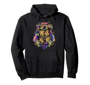 Harry Potter Hogwarts Floral Crest Hoodie