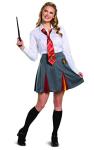 Gryffindor Skirt in Gray and Gold, Women's Medium