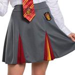 Gryffindor Skirt in Gray and Gold, Women's Medium