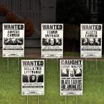 Harry Potter Wanted Poster Lawn Decor Sign
