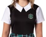 Slytherin Plaid Skirt Cosplay Dress for Women