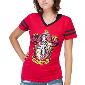 Gryffindor Juniors V-Neck T-Shirt in Red