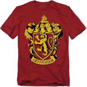 Harry Potter Gryffindor Logo T-Shirt - Cardinal