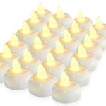 Flameless Floating Candles - 24 Pack Warm White