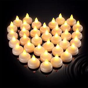 36 Flameless Floating Candles for Parties and Weddings