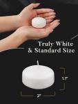 24 Pack White Floating Candles for Magical Moments