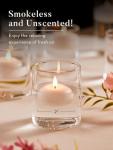 24 Pack White Floating Candles for Magical Moments
