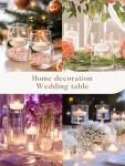 24 Pack White Floating Candles for Magical Moments