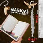 Harry Potter Golden Snitch Metal Bookmark Charm
