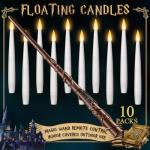 Floating Candles with Wand - 10PCs Magic Set