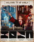Floating Candles with Wand - 10PCs Magic Set