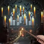12 Floating Candles with Wand Remote for Magic