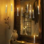 12 Floating Candles with Wand Remote for Magic
