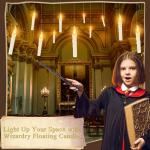 Floating Candles with Wand - 12 Halloween Decor