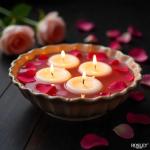 12 White Floating Candles for Harry Potter Decor