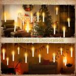 Floating Candles with Wand - 12 Halloween Decor