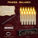 Floating LED Candles with Wand Remote - 12 Pack