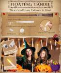 Floating LED Candles with Wand - 20 Pack