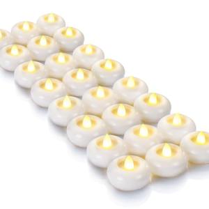24-Pack LED Floating Candles for Magical Events
