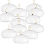12 Bulk White Floating Tealights for Magical Moments