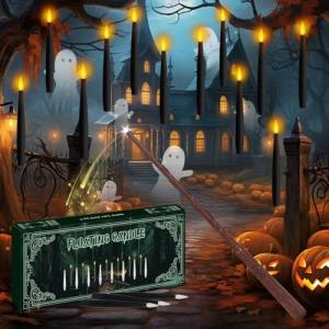 Floating LED Candles with Wand Remote - 12 Pack