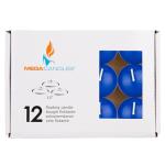 Floating Dark Blue Candles - 12 Pack