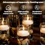 Floating Candles - White, Gold, Red Packs Available