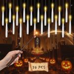 Floating LED Candles with Wand for Halloween Decor