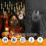 Floating LED Candles with Wand for Halloween Decor