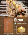 24 Pack Waterproof LED Floating Candles - Ivory
