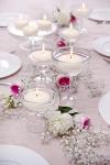 Set of 40 White Floating Candles
