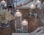Set of 40 White Floating Candles