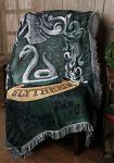 Slytherin Shield Tapestry Throw Blanket - 48" x 60