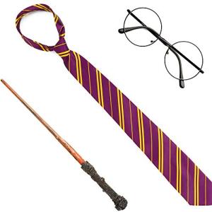 Wizard Costume Accessories Set with Glasses and Wand