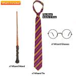 Wizard Costume Accessories Set with Glasses and Wand