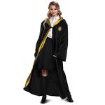 Harry Potter Deluxe Adult Hogwarts Robe - Black & Gold