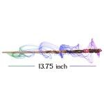 Magical Witch Wizard Wand with Floral Design