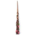 Magical Witch Wizard Wand with Floral Design
