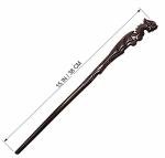 Dragon Carved Magic Wand for Collectors and Cosplay